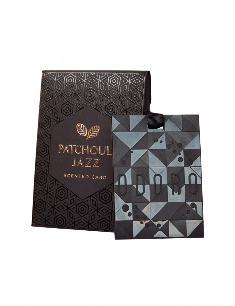 ODORO-scented-card-Bronze edition-Patchouli Jazz